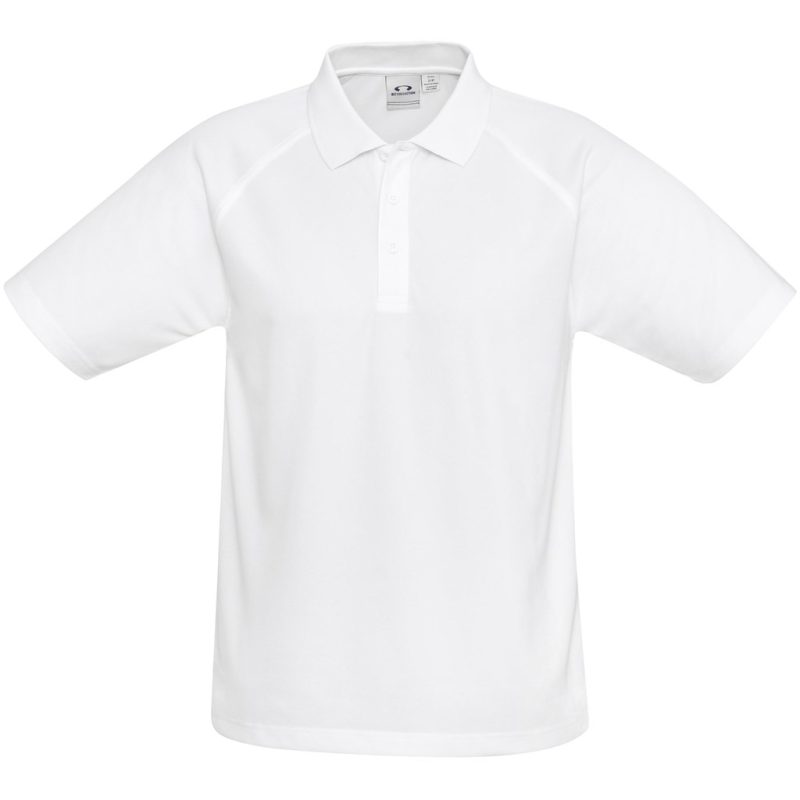 WHITE Kids Sprint Golf Shirt - White