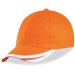 ORANGE Bronx Cap - 6 Panel
