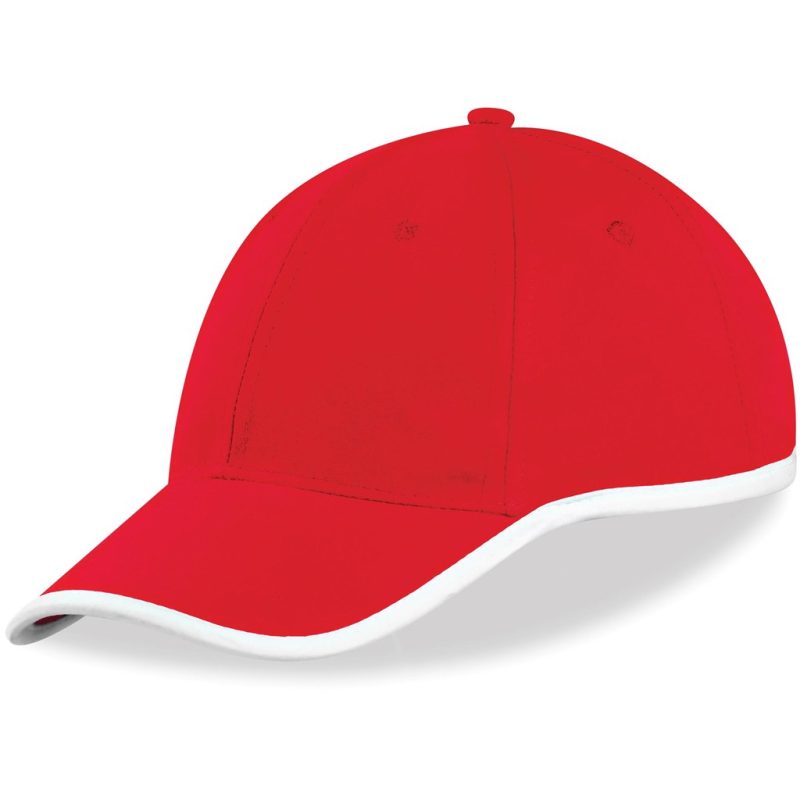 RED New Jersey Cap - 6 Panel