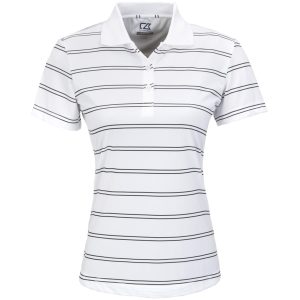 WHITE Ladies Hawthorne Golf Shirt - White
