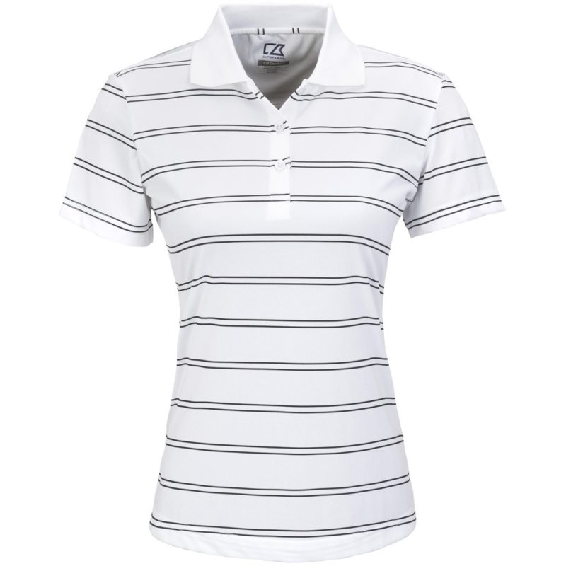 WHITE Ladies Hawthorne Golf Shirt - White