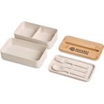 Okiyo Dura Wheat Straw & Bamboo Lunch Box Set