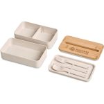 Okiyo Dura Wheat Straw & Bamboo Lunch Box Set