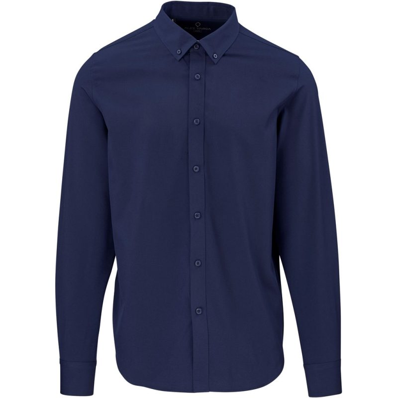 NAVY Mens Long Sleeve Sorrento Shirt