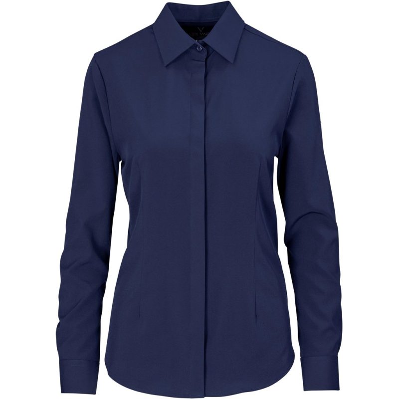 NAVY Ladies Long Sleeve Alex Varga Sorrento Shirt