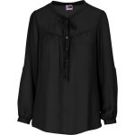 BLACK Ladies Long Sleeve Candice Blouse