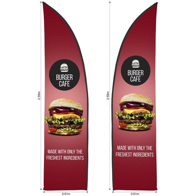 DEFAULT_1024X1024 Legend 2m Sublimated Arcfin Double-Sided Flying Banner Skin (Excludes Hardware)