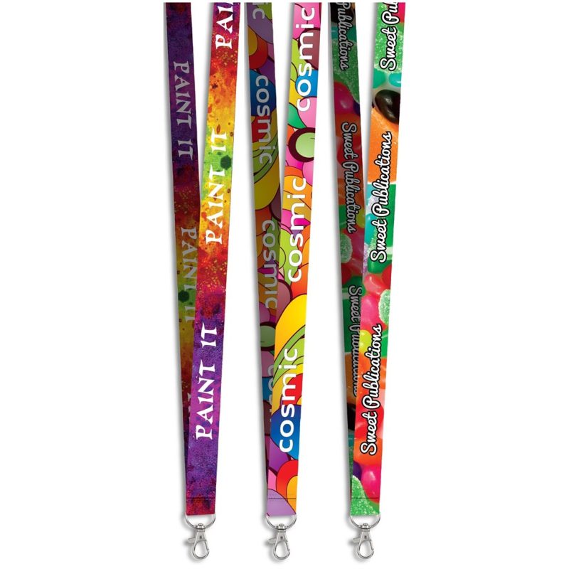 DEFAULT_1024X1024 Snap Hook Clip Double-Sided Sublimation Satin Lanyard