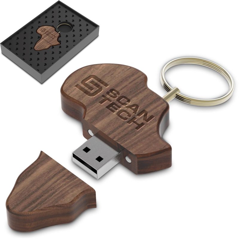 DEFAULT_1024X1024 Andy Cartwright Afrique Flash Drive Keyholder - 16GB