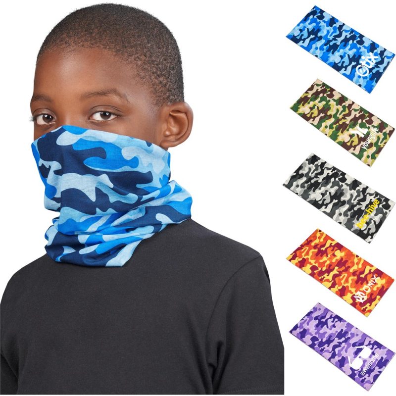 DEFAULT_1024X1024 Kids Camo Flexi Tubular Bandana