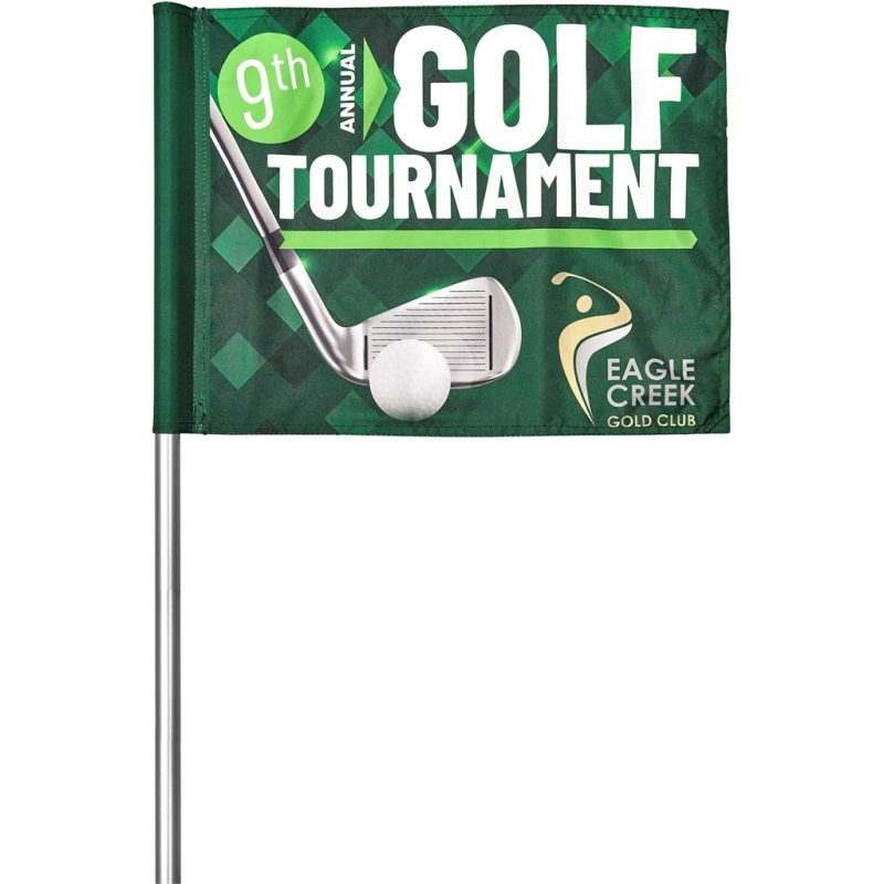 DEFAULT_1024X1024 Pre-Production Sample Hoppla Tournament Golf Flag