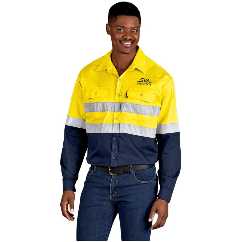 DEFAULT_1024X1024 Access Vented Two-Tone Reflective Work Shirt