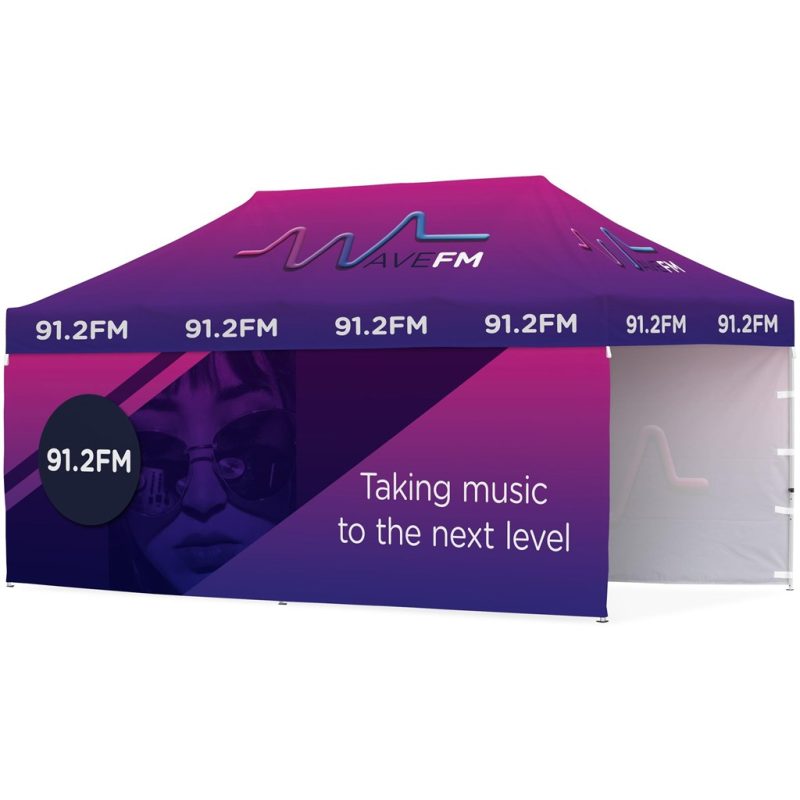 DEFAULT_1024X1024 Ovation Sublimated Gazebo 6m X 3m - 2 Long Full-Wall Skins