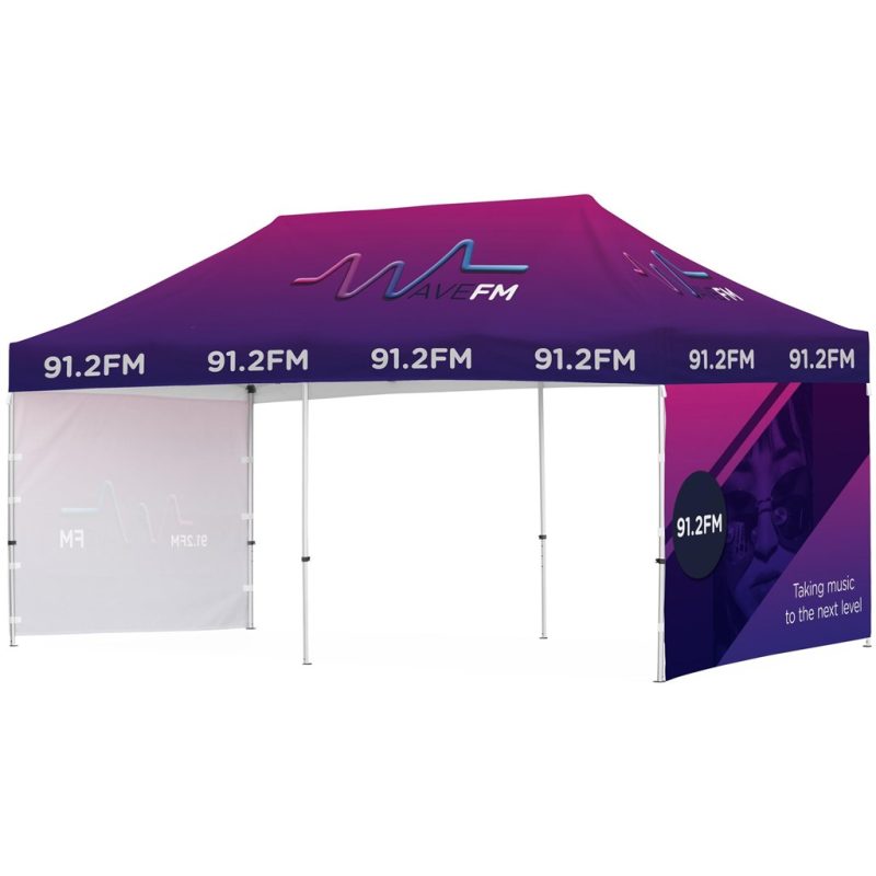 DEFAULT_1024X1024 Ovation Sublimated Gazebo 6m X 3m - 2 Short Full-Wall Skins