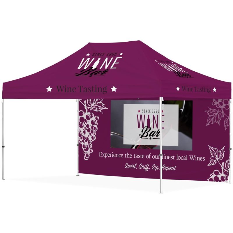 DEFAULT_1024X1024 Ovation Sublimated Gazebo 4.5m X 3m - 1 Long Full-Wall Skin