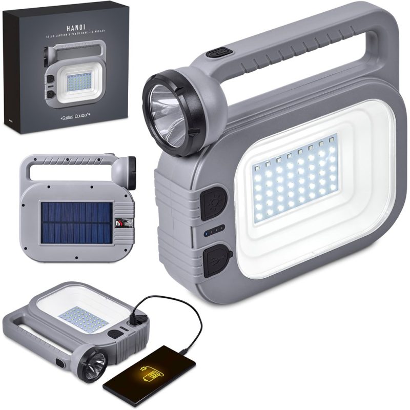 Swiss Cougar Hanoi Solar Lantern & Power Bank - 2