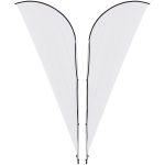 Legend 2M Sublimated Sharkfin Double-Sided Flying Banner - 1 complete unit