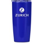 BLUE Altitude Daytona Plastic 2-in-1 Double-Wall Tumbler & Straw - 600ml