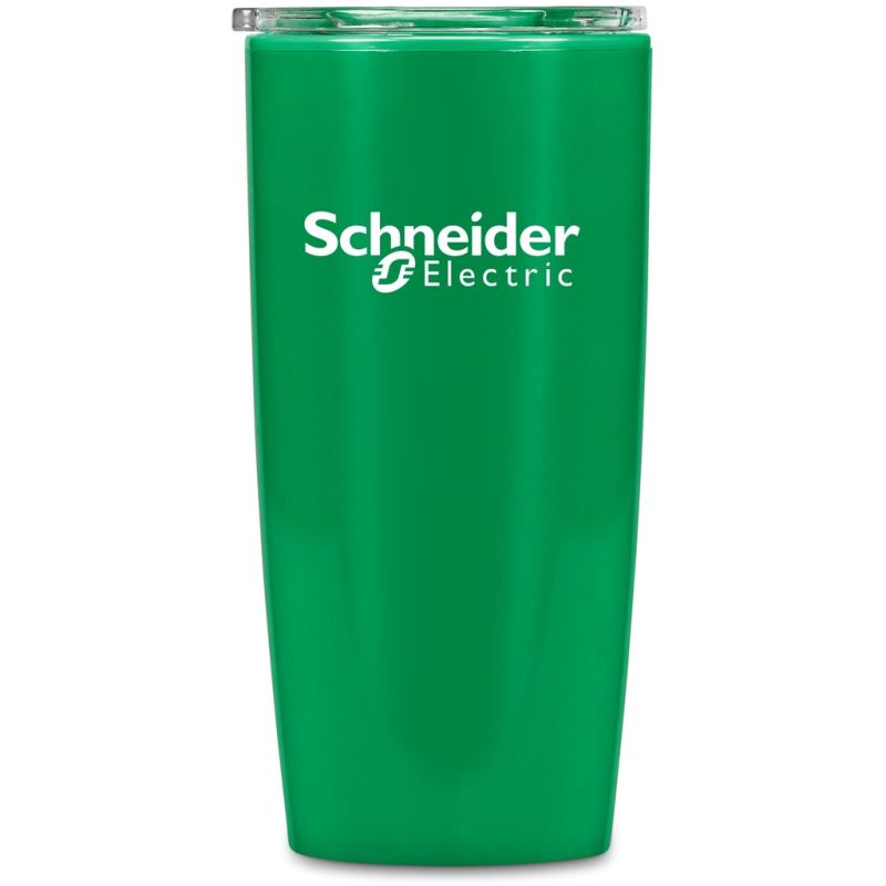 GREEN Altitude Daytona Plastic 2-in-1 Double-Wall Tumbler & Straw - 600ml