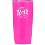 PINK Altitude Daytona Plastic 2-in-1 Double-Wall Tumbler & Straw - 600ml
