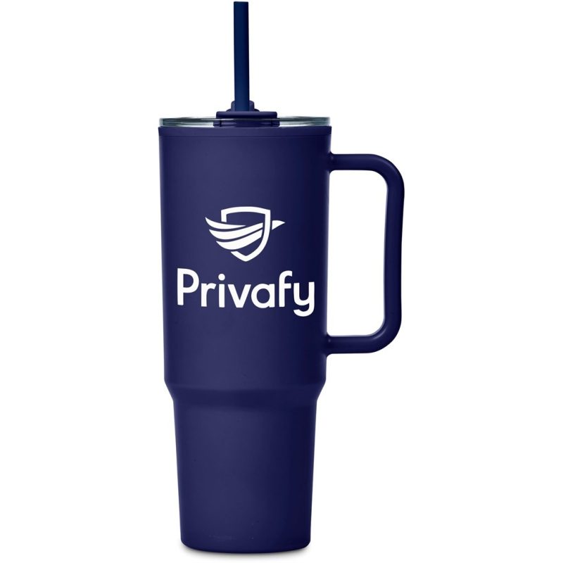 Navy Altitude Texas Plastic Double-Wall Mug – 1.2 Litre