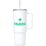 Solid White Altitude Texas Plastic Double-Wall Mug – 1.2 Litre