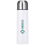 Solid White Altitude Alpaca Stainless Steel Vacuum Flask – 500ml