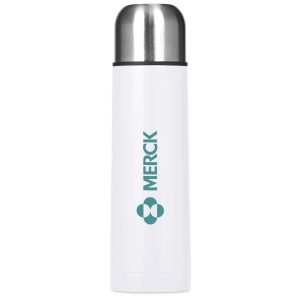 Solid White Altitude Alpaca Stainless Steel Vacuum Flask – 500ml