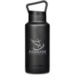 BLACK Alex Varga Barbella Stainless Steel Vacuum Water Bottle - 1 Litre