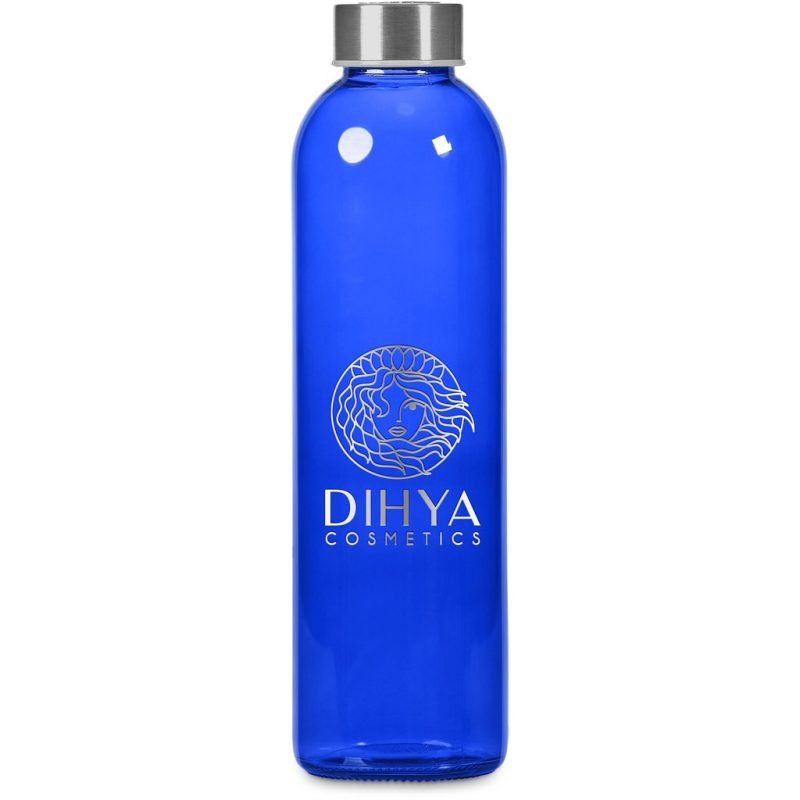 Blue Kooshty Pura Plus Glass Water Bottle – 750ml
