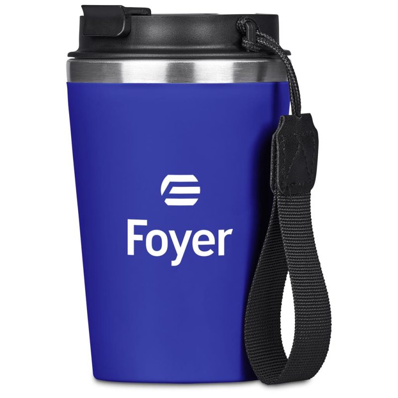 Blue Kooshty Luca Stainless Steel & Plastic Double-Wall Tumbler – 350ml