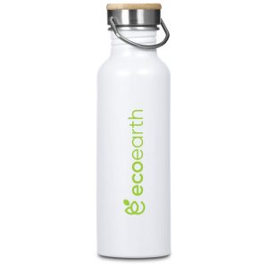 SOLID WHITE Kooshty Tugela Recycled Aluminium Water Bottle - 750ml