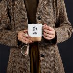 Serendipio Sienna Cork & Ceramic Sublimation Coffee Mug - 340ml