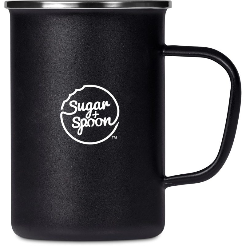BLACK Serendipio Canyon Enamel Coffee Mug  600ml