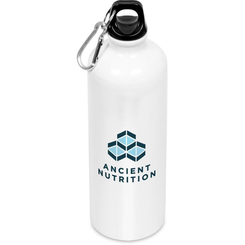 SOLID WHITE Altitude Solano Aluminium Water Bottle - 750ml