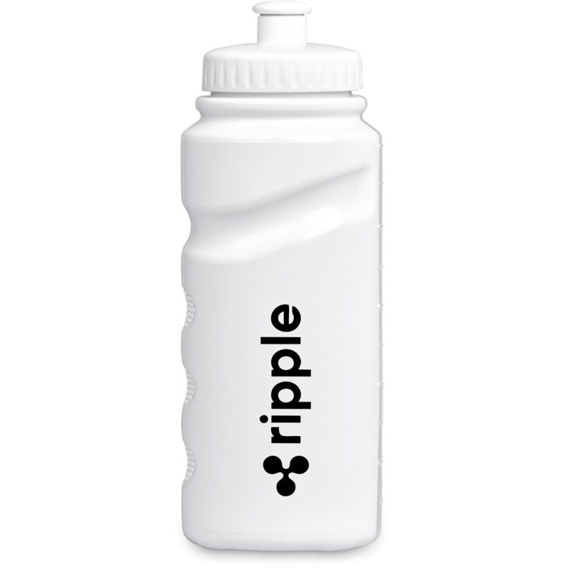 SOLID WHITE Altitude Slam Plastic Water Bottle - 500ml