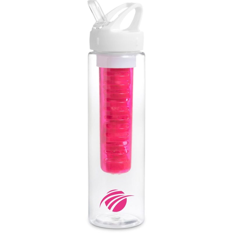 PINK Zest Plastic Infuser Bottle - 750ml - Pink