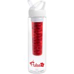 RED Zest Plastic Infuser Bottle - 750ml - Red