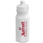 SOLID WHITE Altitude Carnival Plastic Water Bottle - 300ml