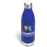 BLUE Omega Stainless Steel Water Bottle - 700ml