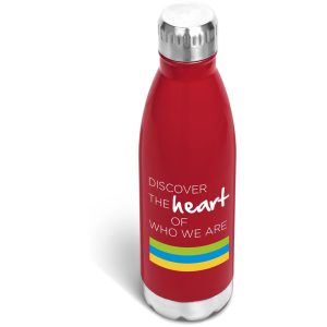 RED Omega Stainless Steel Water Bottle - 700ml