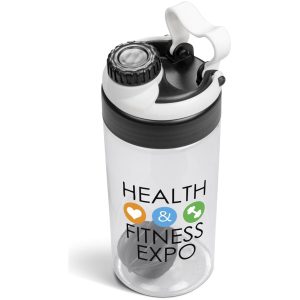 TRANSPARENT Altitude Gianna Plastic Protein Shaker - 600ml