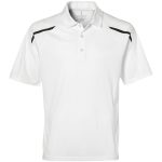 ELE-4002-W_1024X1024 WHITE Mens Nyos Golf Shirt - White