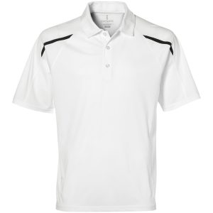 WHITE Mens Nyos Golf Shirt - White