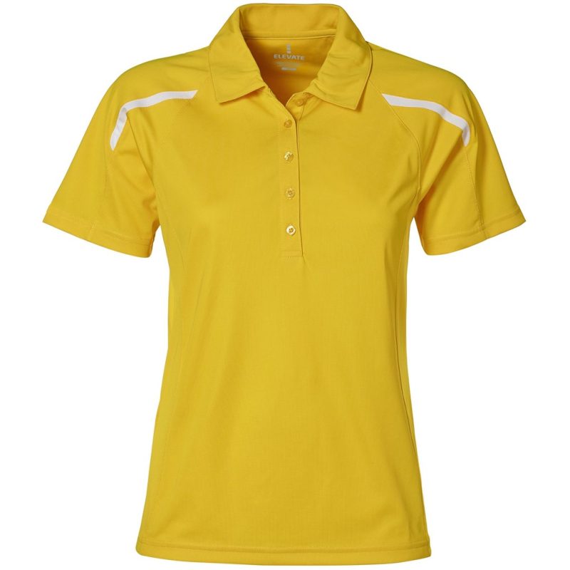 YELLOW Ladies Nyos Golf Shirt - Yellow