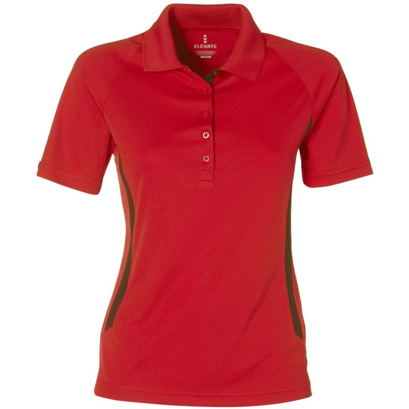 ELE-4005-R_1024X1024 RED Ladies Mitica Golf Shirt - Red