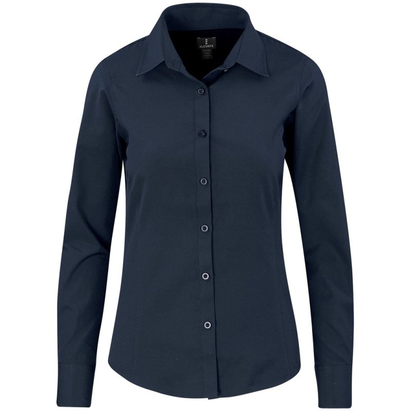 NAVY Ladies Long Sleeve Sycamore Shirt