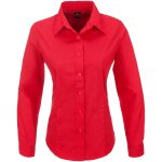 RED Ladies Long Sleeve Preston Shirt - Red
