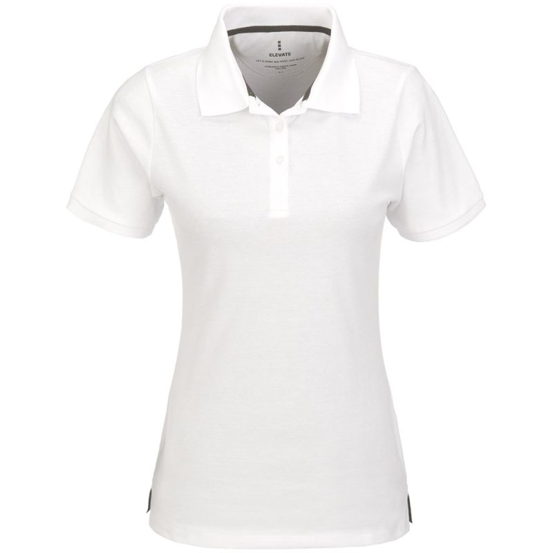ELE-5617-W_1024X1024 WHITE Ladies Calgary Golf Shirt - White