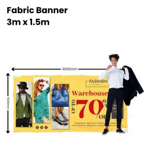 Fabric Banner 3m x 1.5m